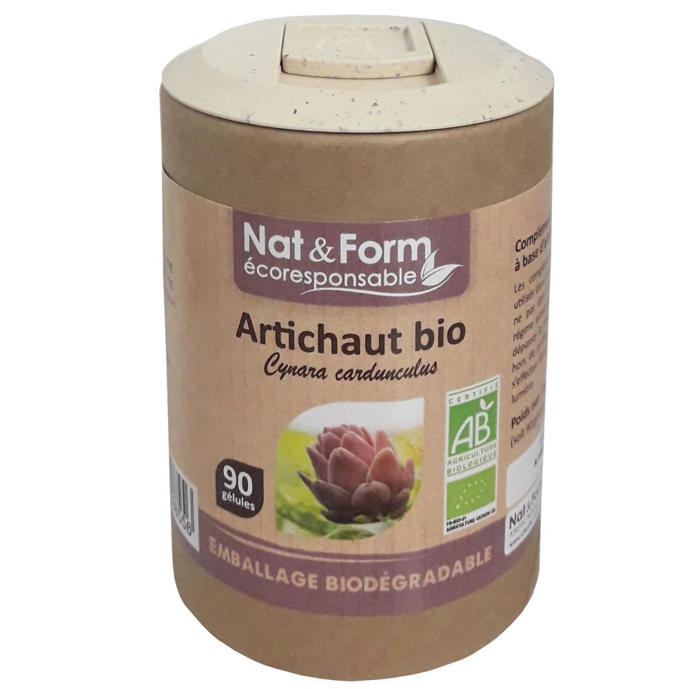 Nat & Form - Artichaut Bio - 90 gélules