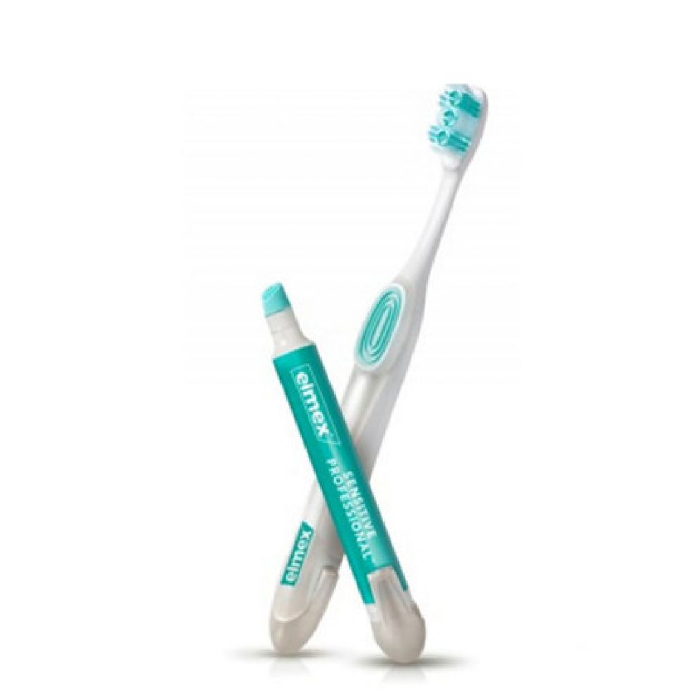 Elmex - Sensitive professional stylo anti-sensibilité + brosse à dents