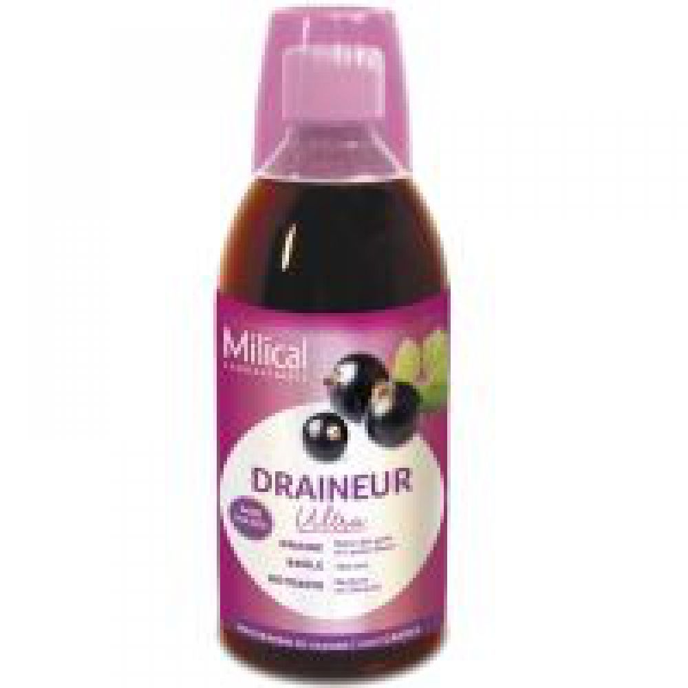 Milical - Draineur ultra goût cassis - 500 ml