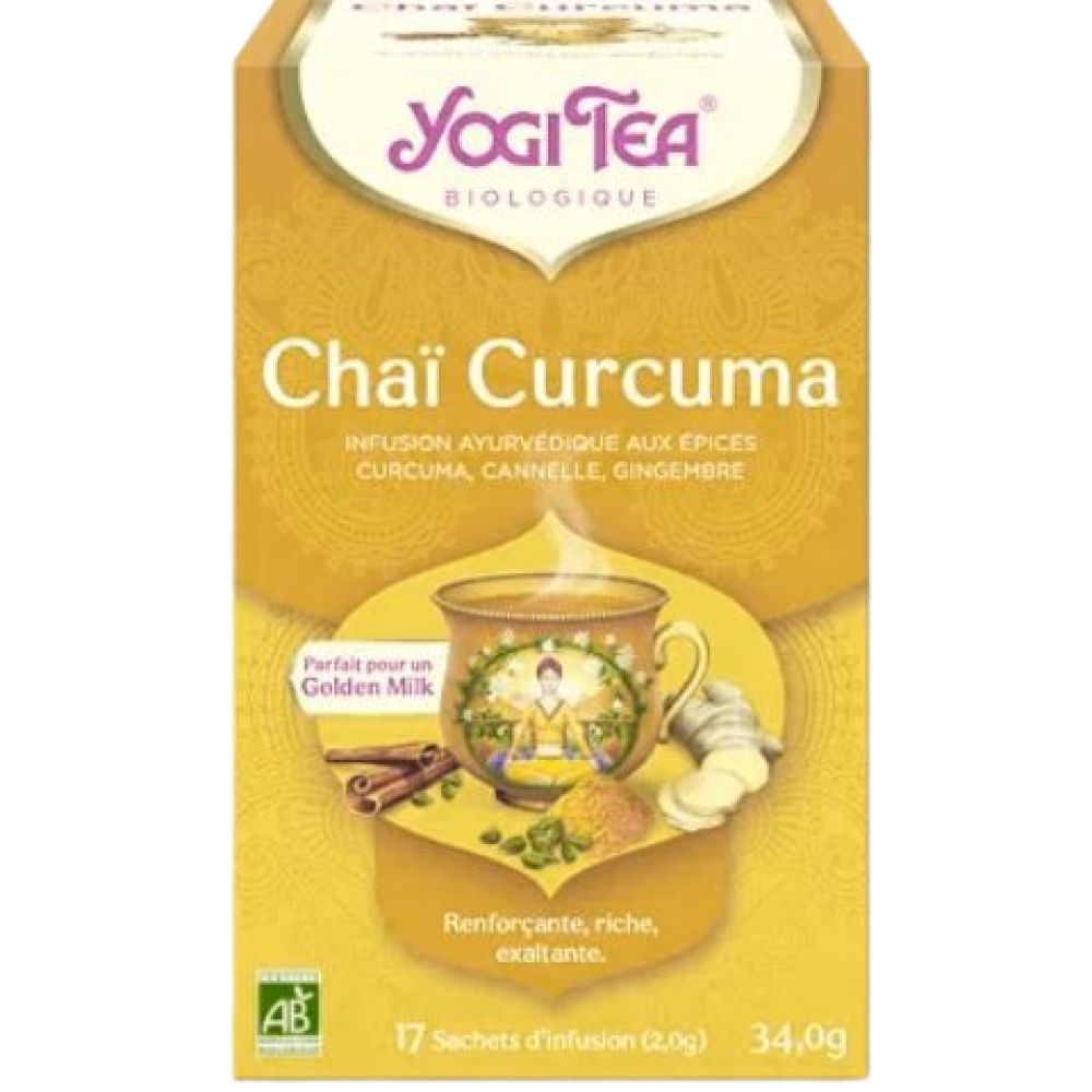 Yogi tea - Chaï curcuma infusion - 17 sachets