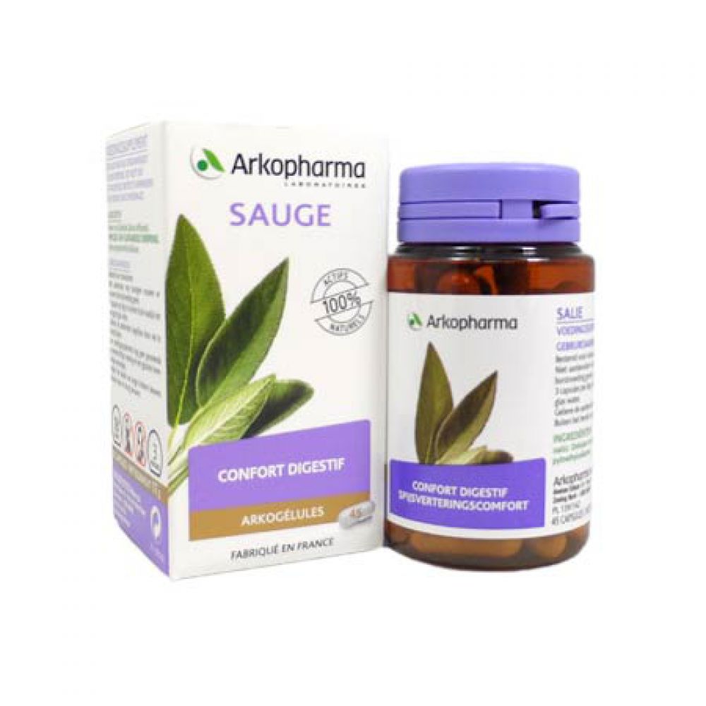 Arkopharma - Sauge Confort digestif - 45 gélules