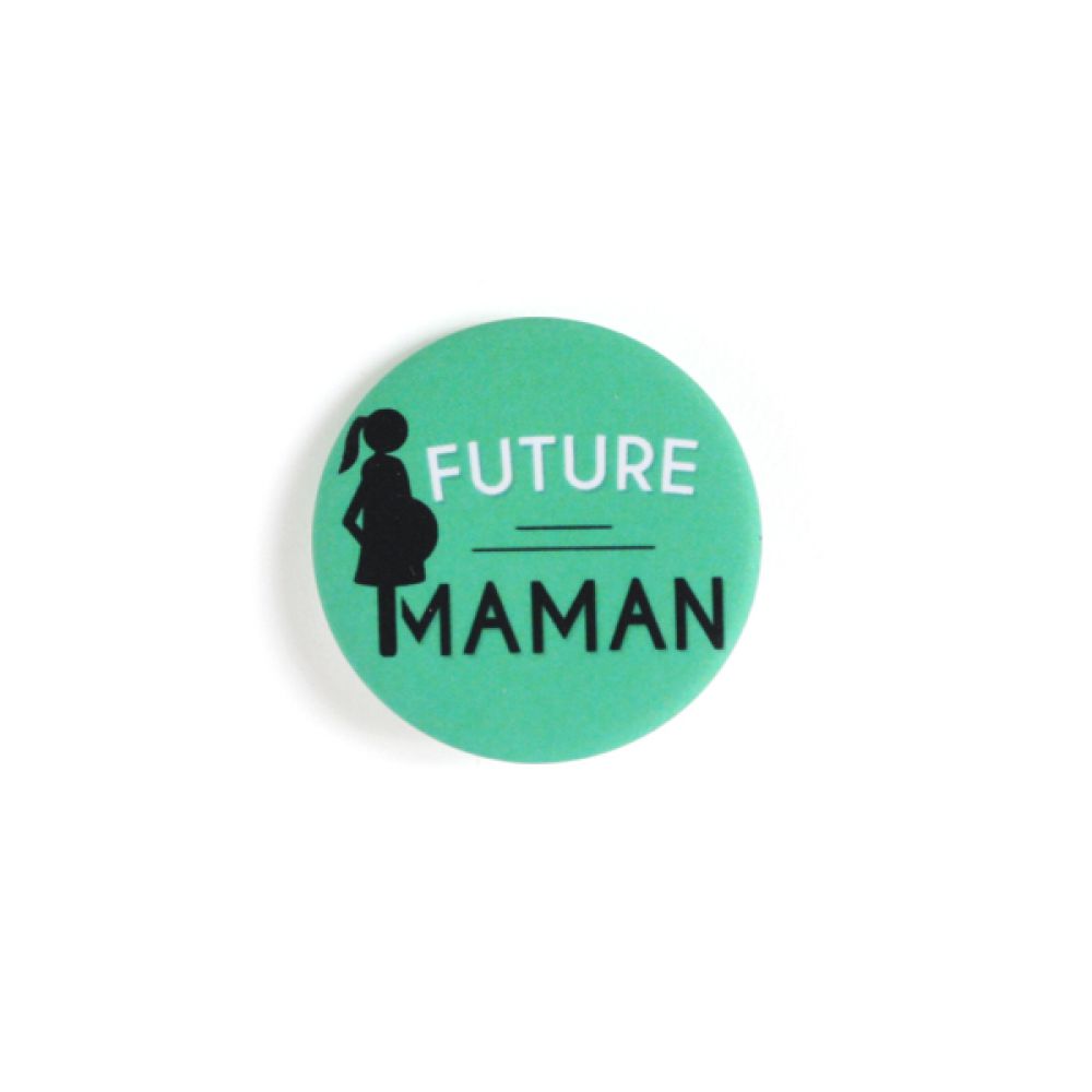 Future Maman - Badge vert clair