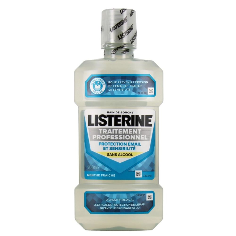 Listerine -  Bain de bouche professionnel traitement sensibilité - 500 ml