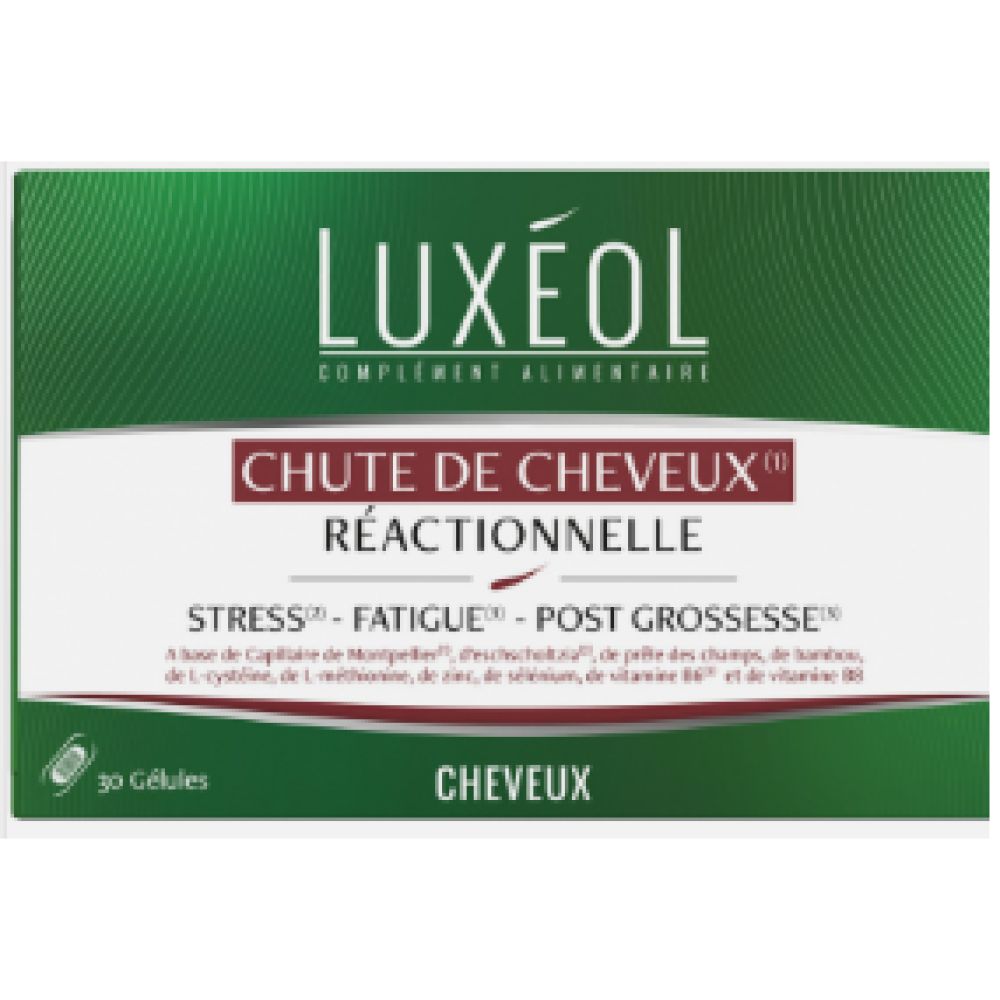 Luxéol - Chute de cheveux réactionnelle - 30 gélules