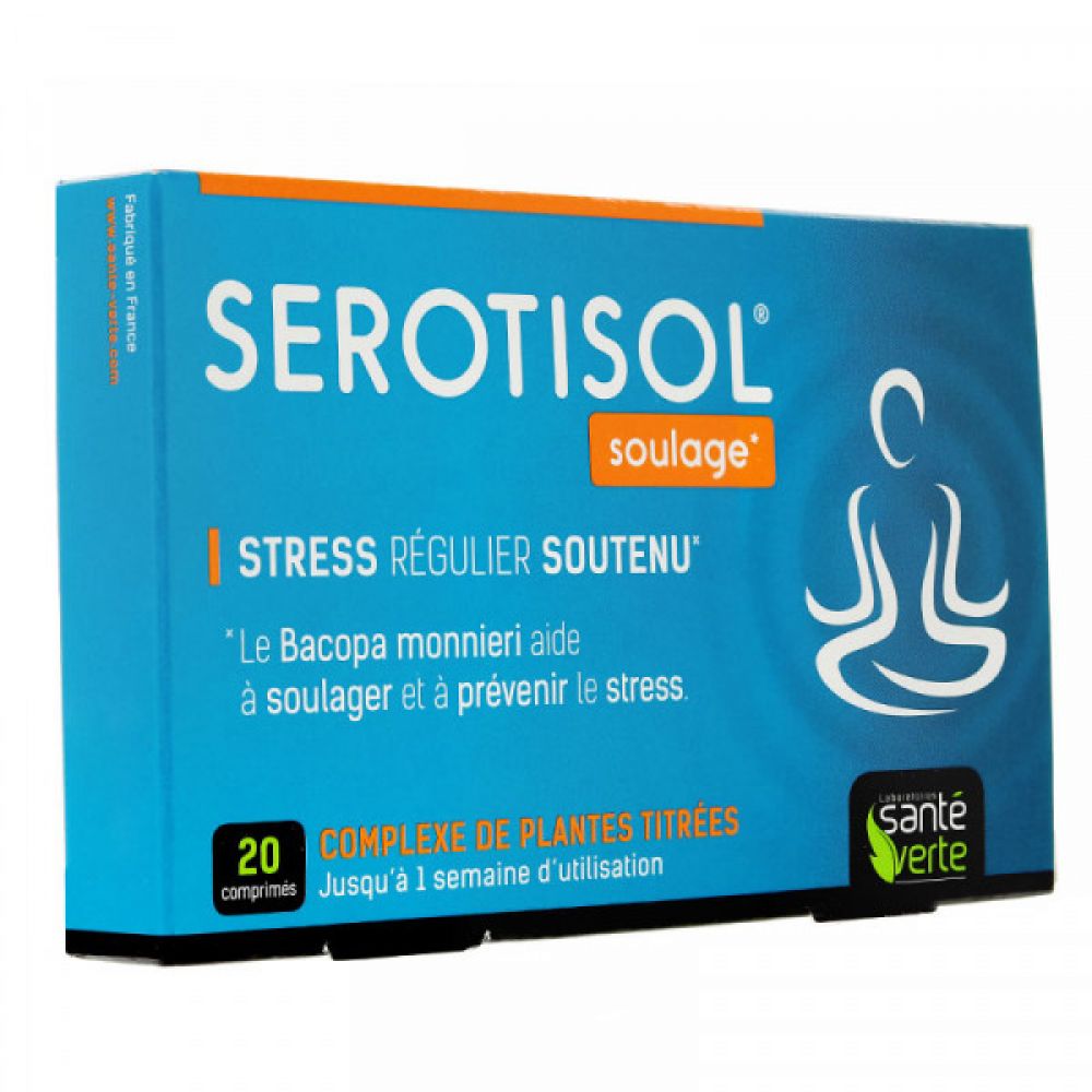 Santé verte - Serotisol soulage stress régulier soutenu