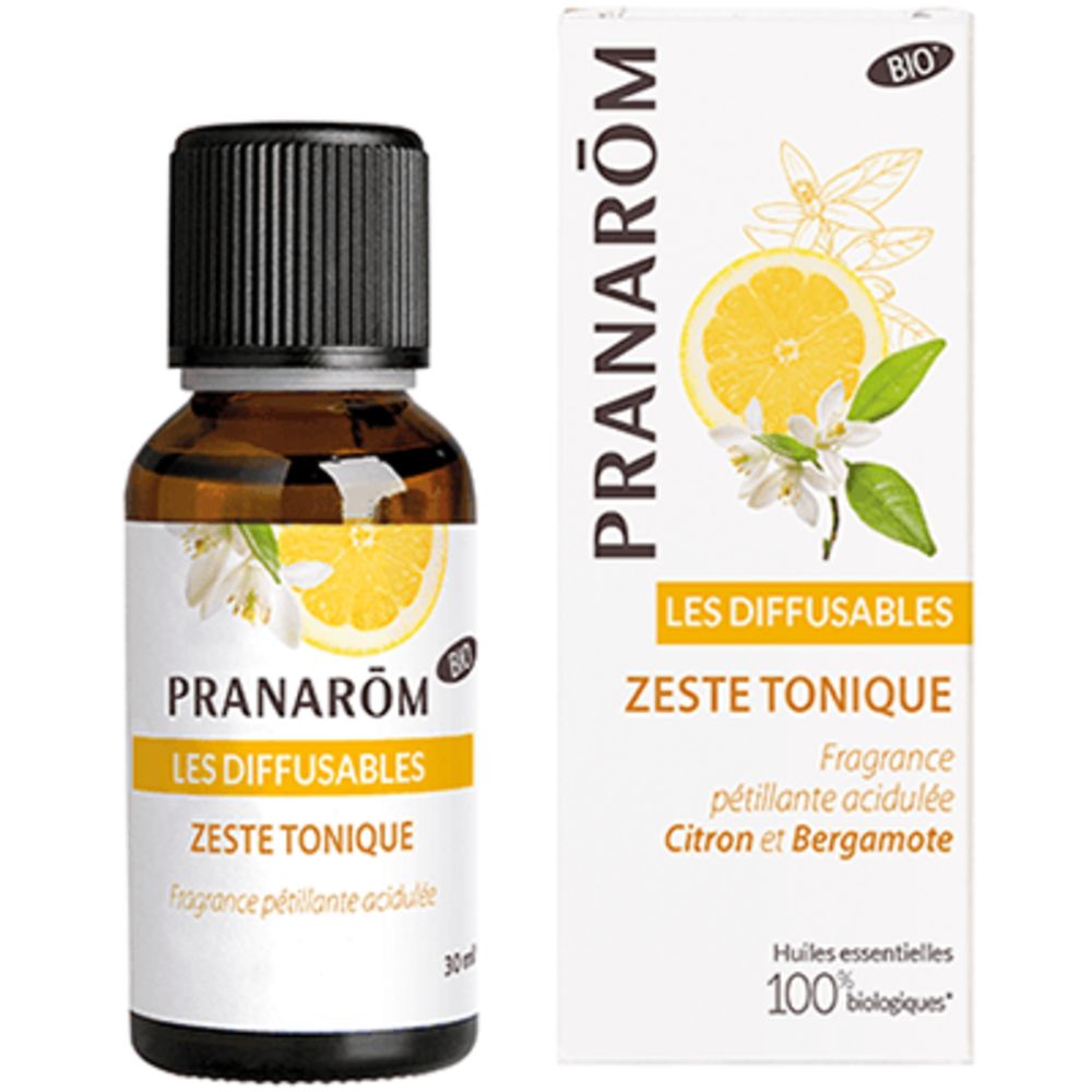 Pranarom - Les diffusables - Zeste tonique - 30ml