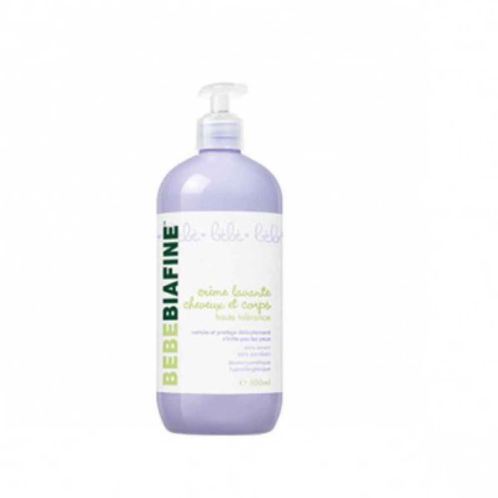 Bebebiafine - crème lavante cheveux et corps - 500ml