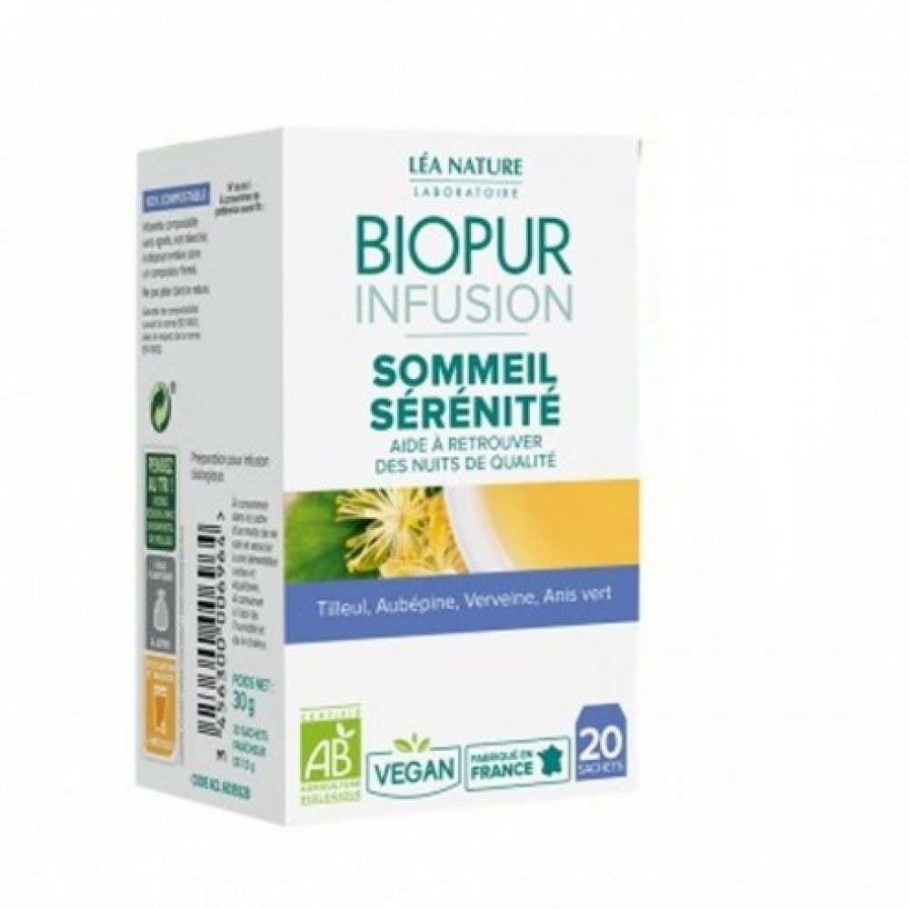 Biopur Infusion - Sommeil sérénité - 20 sachets