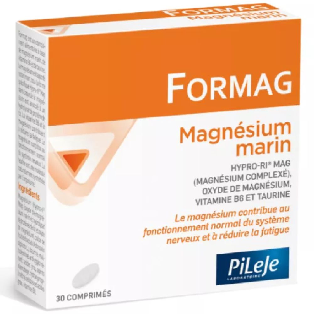 Pileje - Formag Magnésium Marin - 30 comprimés