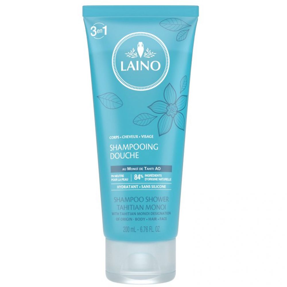 Laino - Shampooing douche 3 en 1 corps cheveux et visage - 100ml