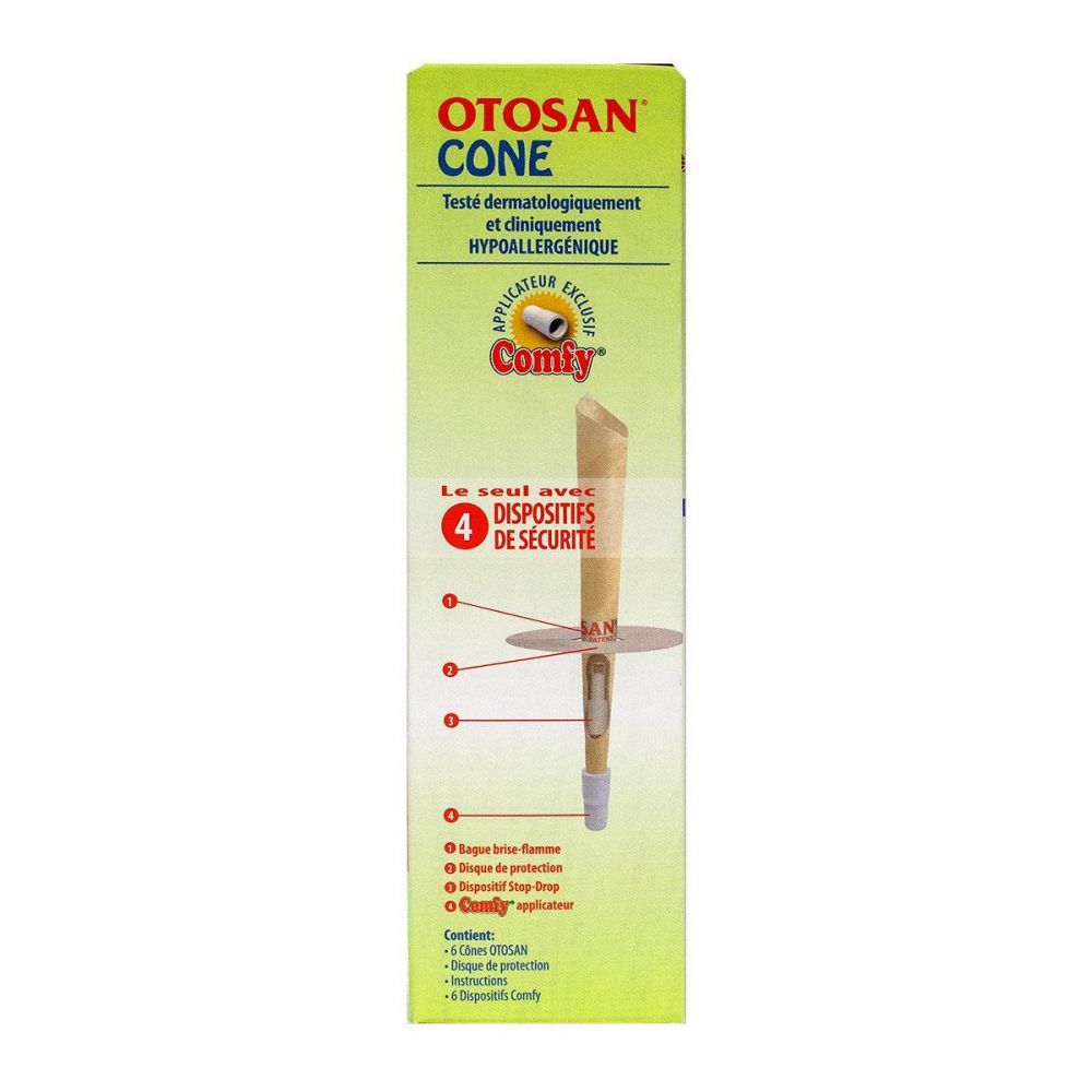 Otosan - Cônes hygiène des oreilles - 6 cônes