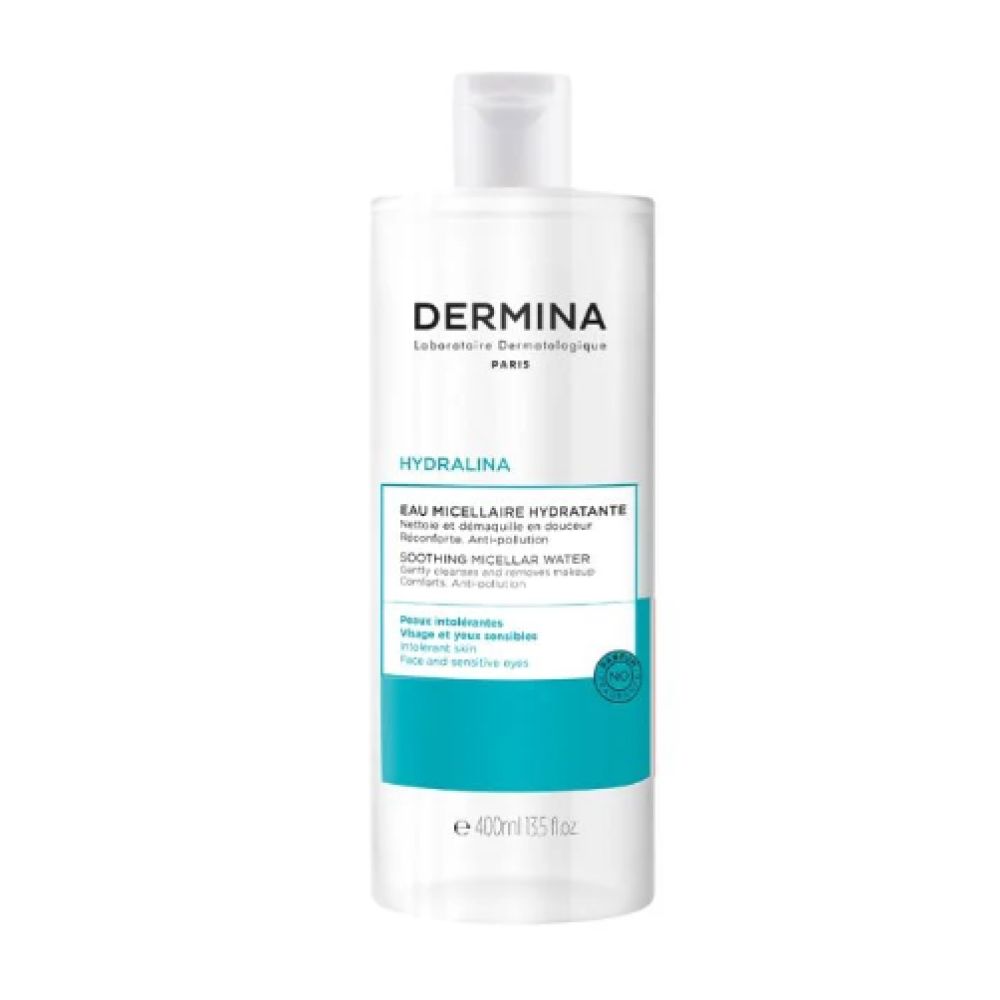 Dermina - Hydralina eau micellaire hydratante - 400ml