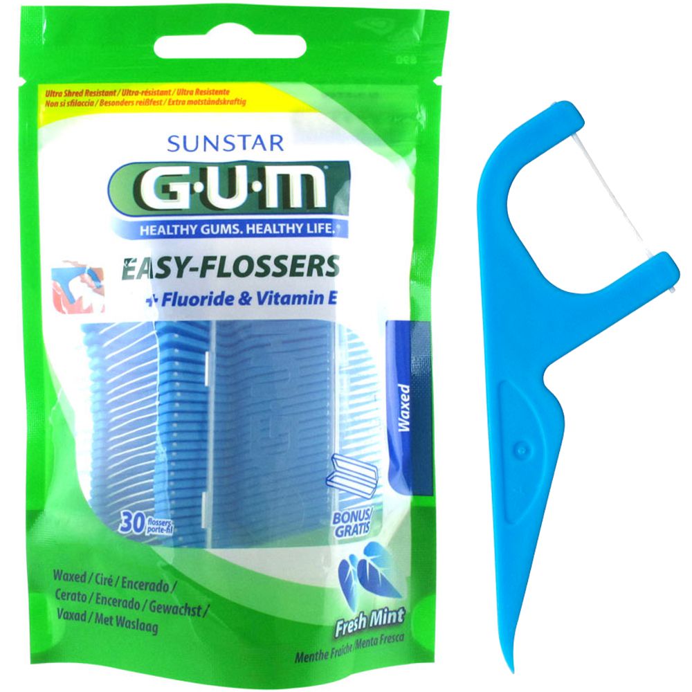 GUM - Porte-fil Easy-Flosser - 30 Porte-fil