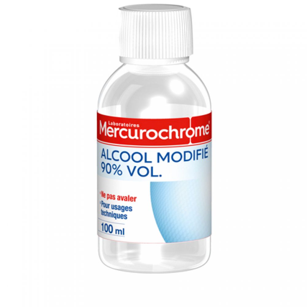 Mercurochrome - Alcool modifié 90% - 100ml