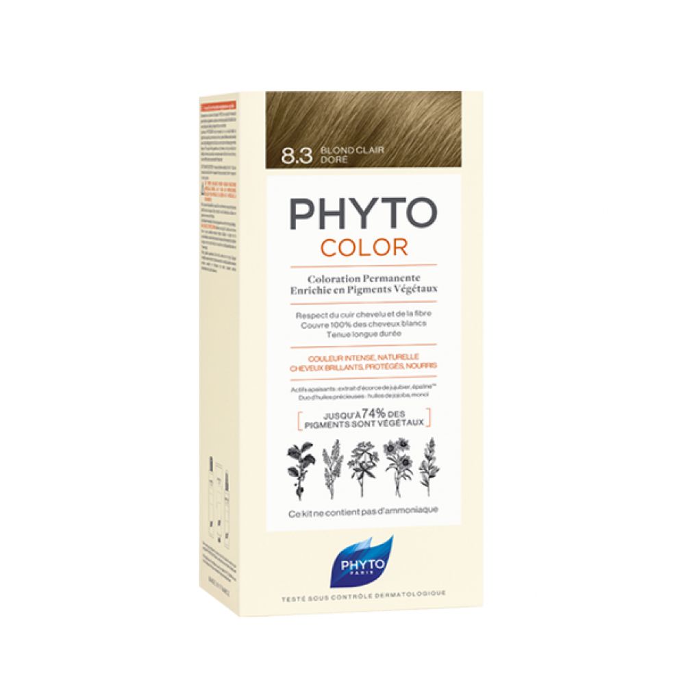Phytocolor - Coloration permanente 8.3 Blond clair doré
