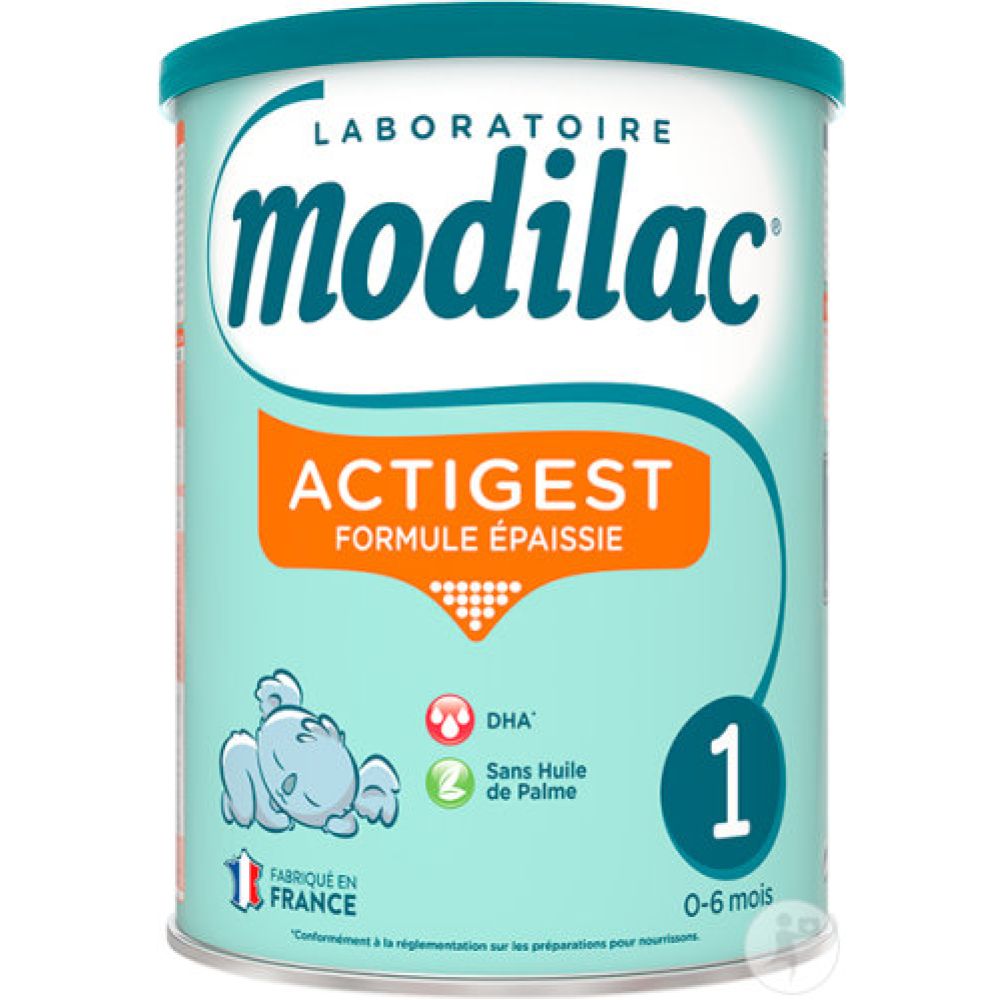 Actigest formule épaissie lait 1er âge 800 g Modilac