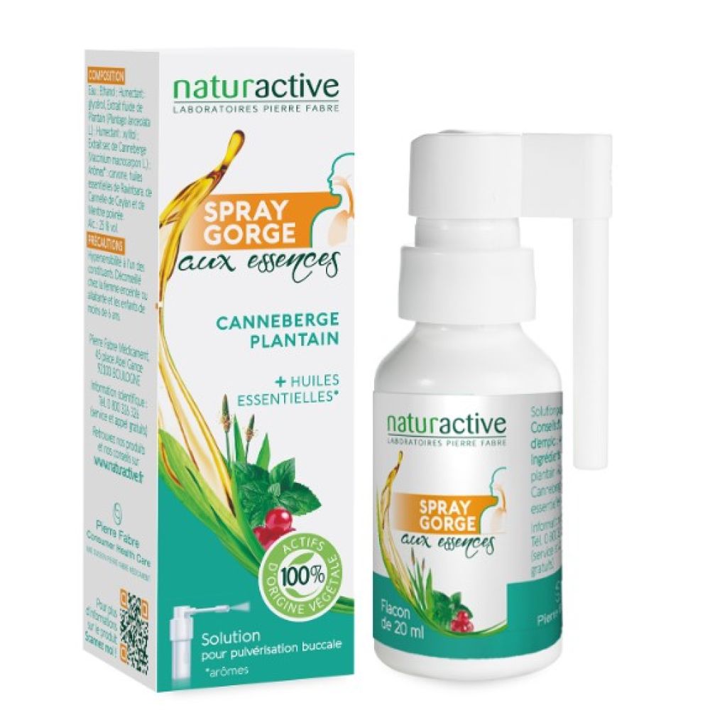 Naturactive -  Spray Gorge aux essences - 20Ml