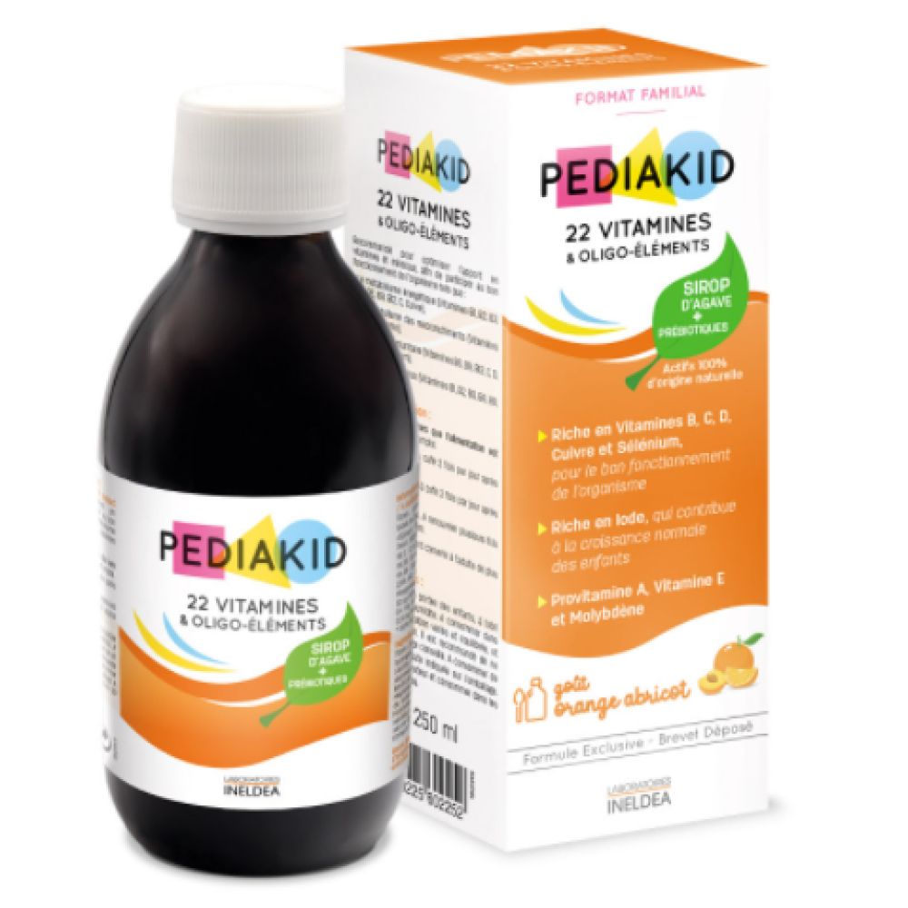 Pediakid 22vit Oligoe Sir125ml