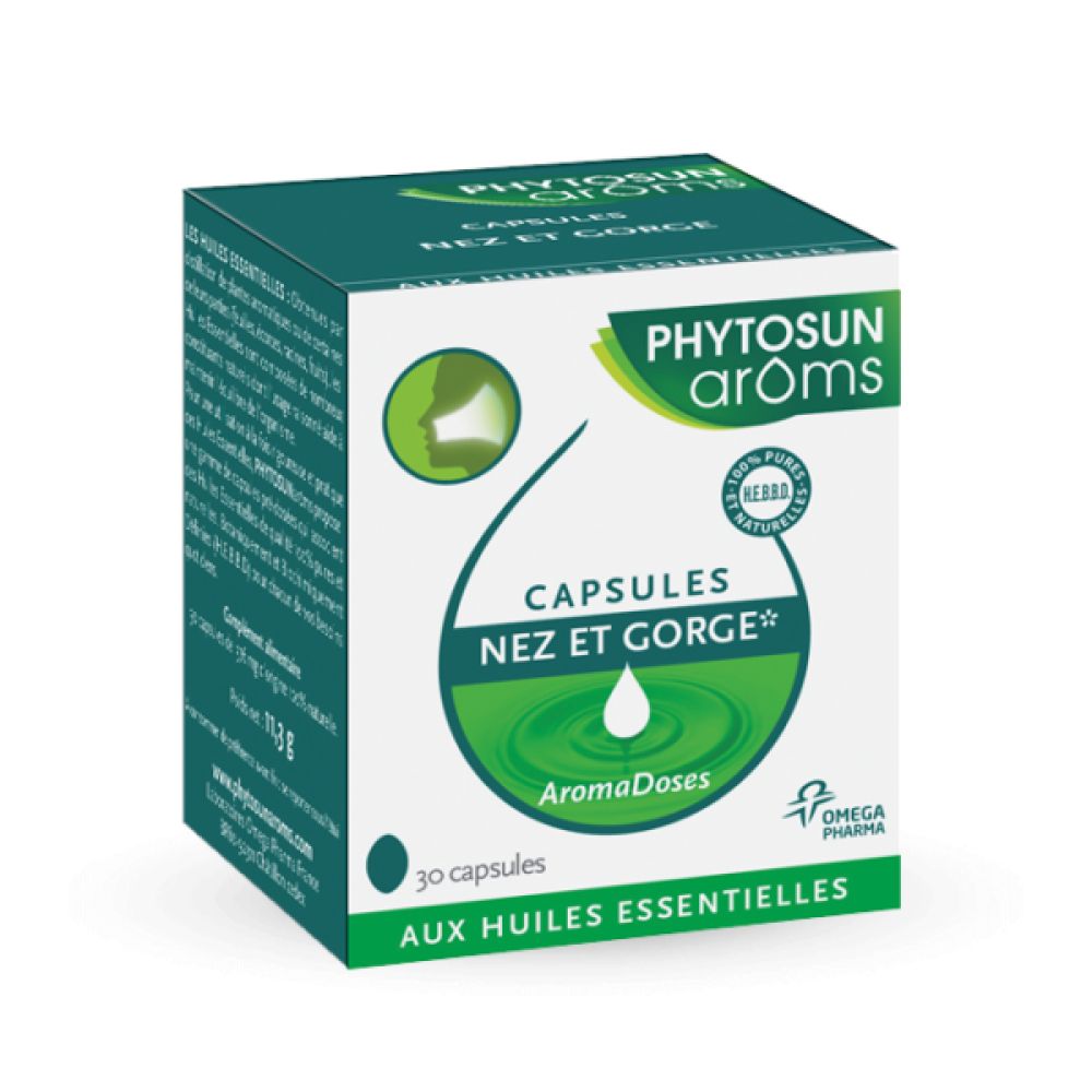 Phytosun Aroms - Capsules nez et gorge - 30 capsules