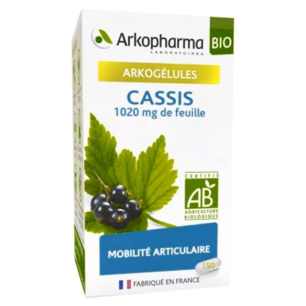 Arkopharma - Arkogélule Cassis Bio - 150 gélules