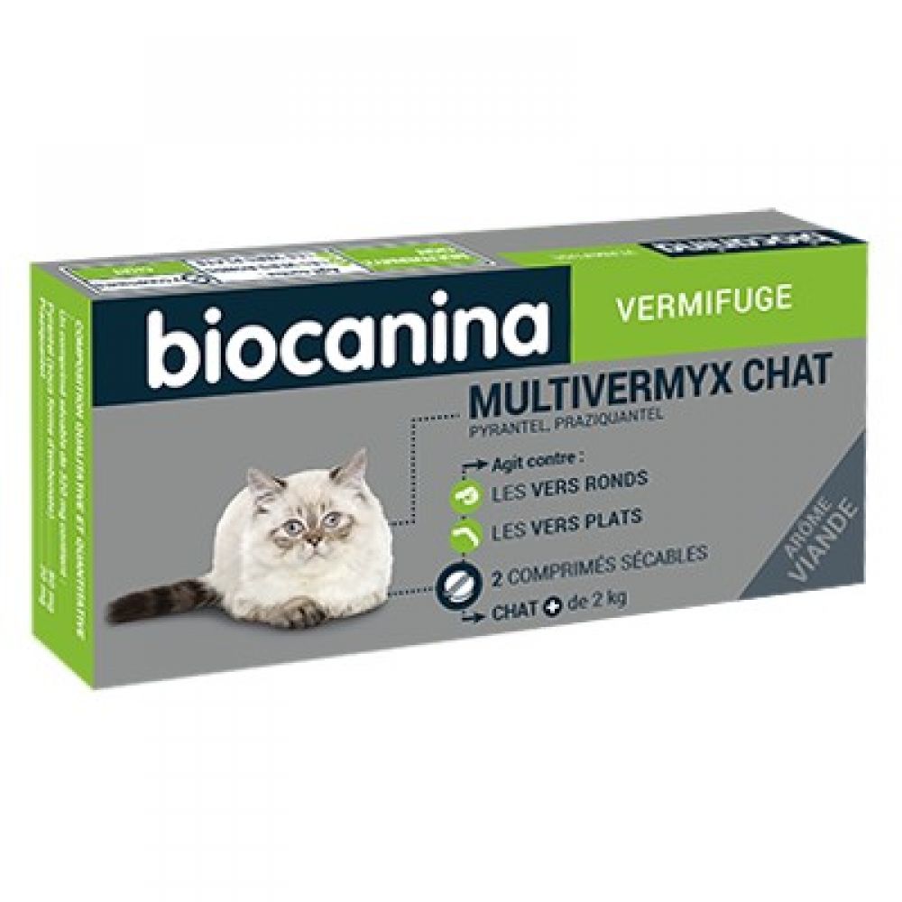 Biocanina - Multivermyx Chat - 2 comprimés