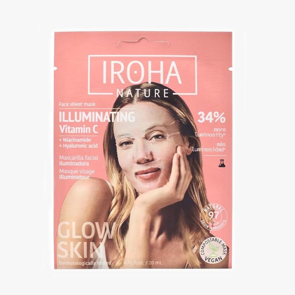 Iroha Nature - Illuminating Masque visage - 1 masque