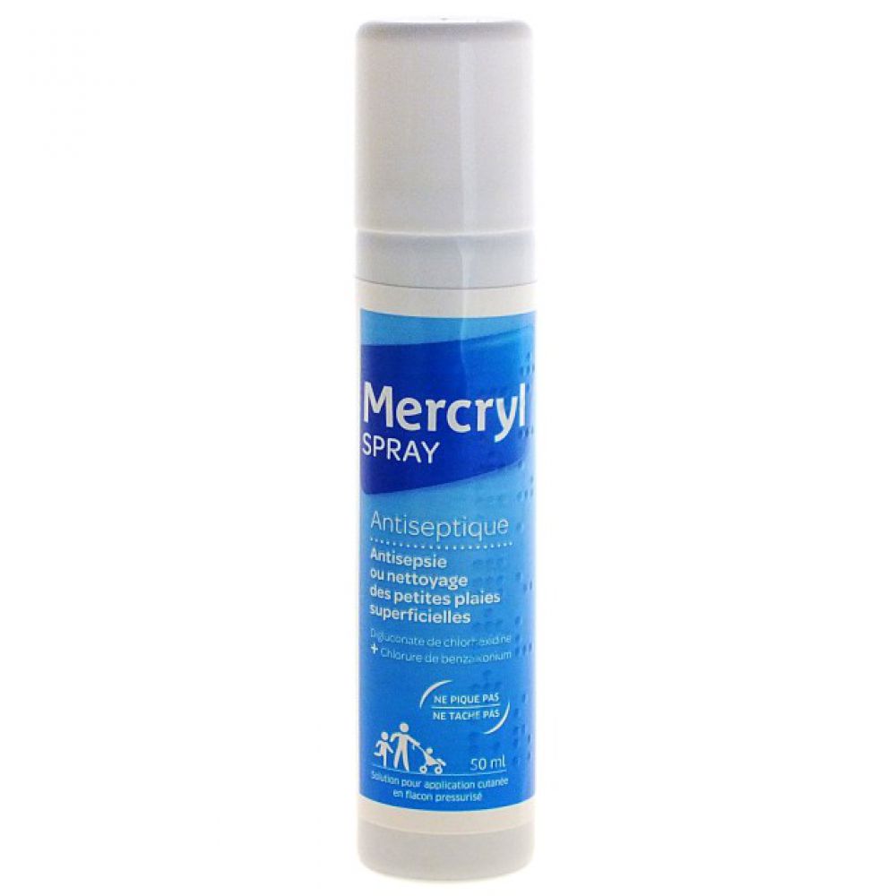 Mercryl - spray antiseptique - 50 ml