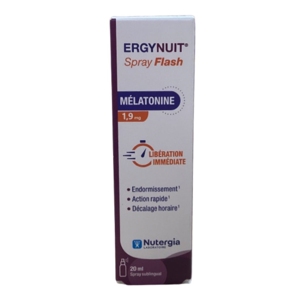 Nutergia - Ergynuit Spray flash mélatonine 1.9mg - 20ml