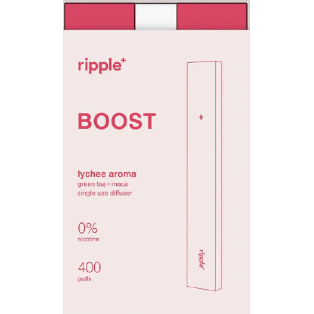 Ripple+ - Inhalateur d'aromathérapie Boost arôme lytchee - 400puffs