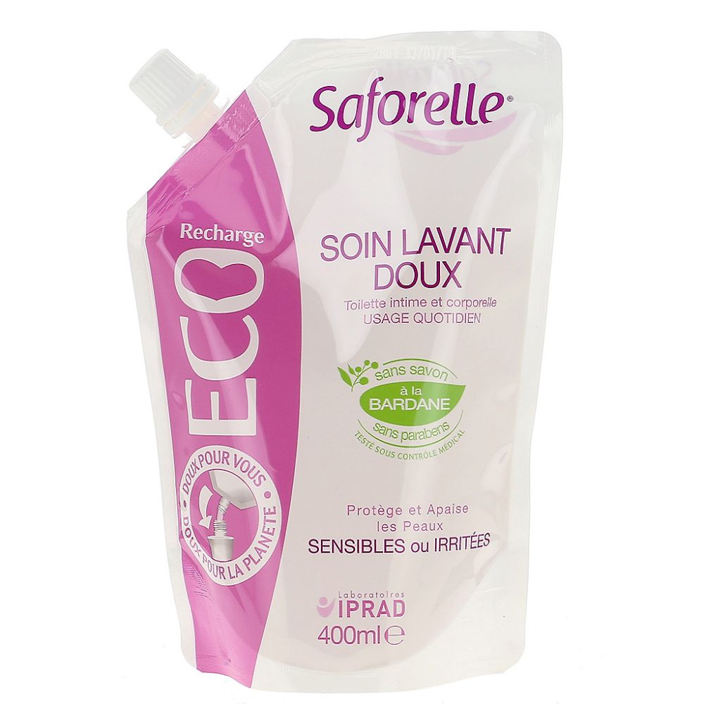 Saforelle - Soin lavant doux toilette intime et corporelle