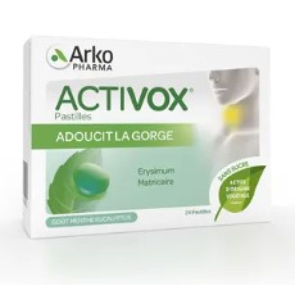 Arkopharma - Activox pastilles goût menthe eucalyptus - 24 pastilles