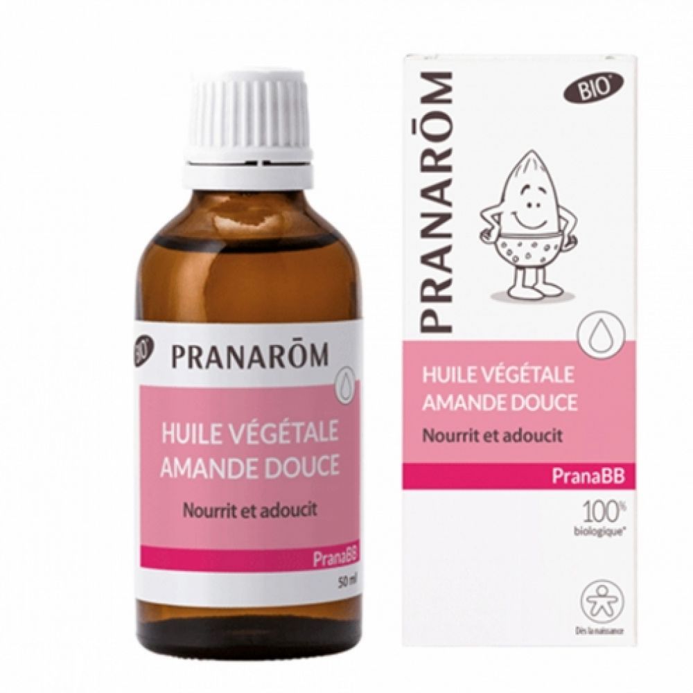 Pranarom - Huile végétale Amande douce - 50ml