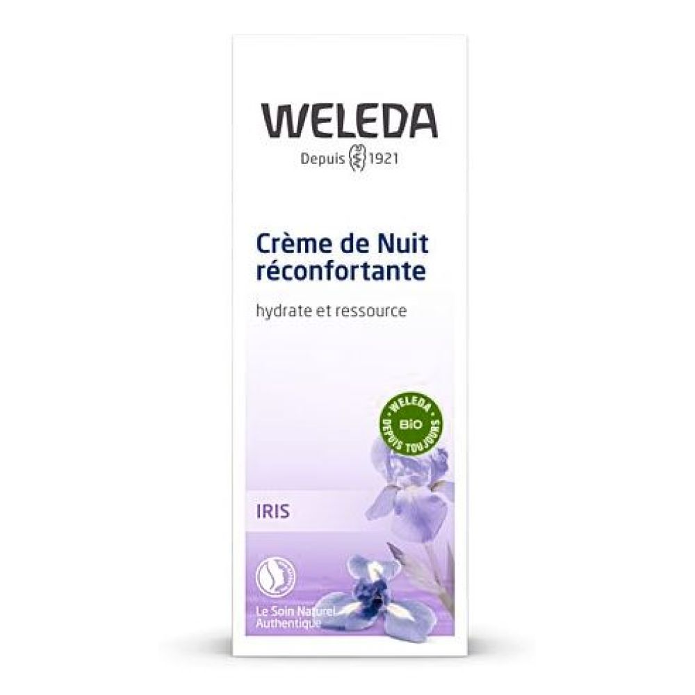 Weleda - Crème de nuit Hydratante Iris - 30Ml