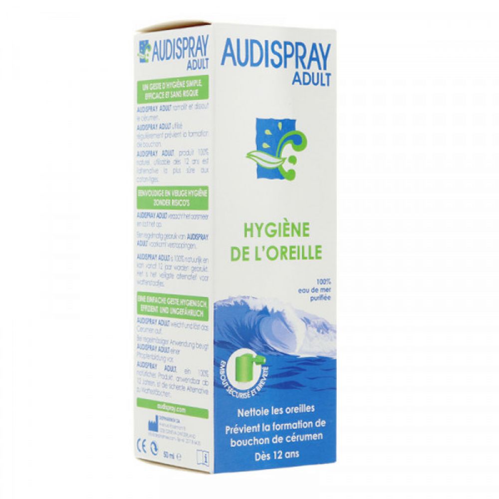 Audispray Adulte - Hygiène de l’oreille - 50ml