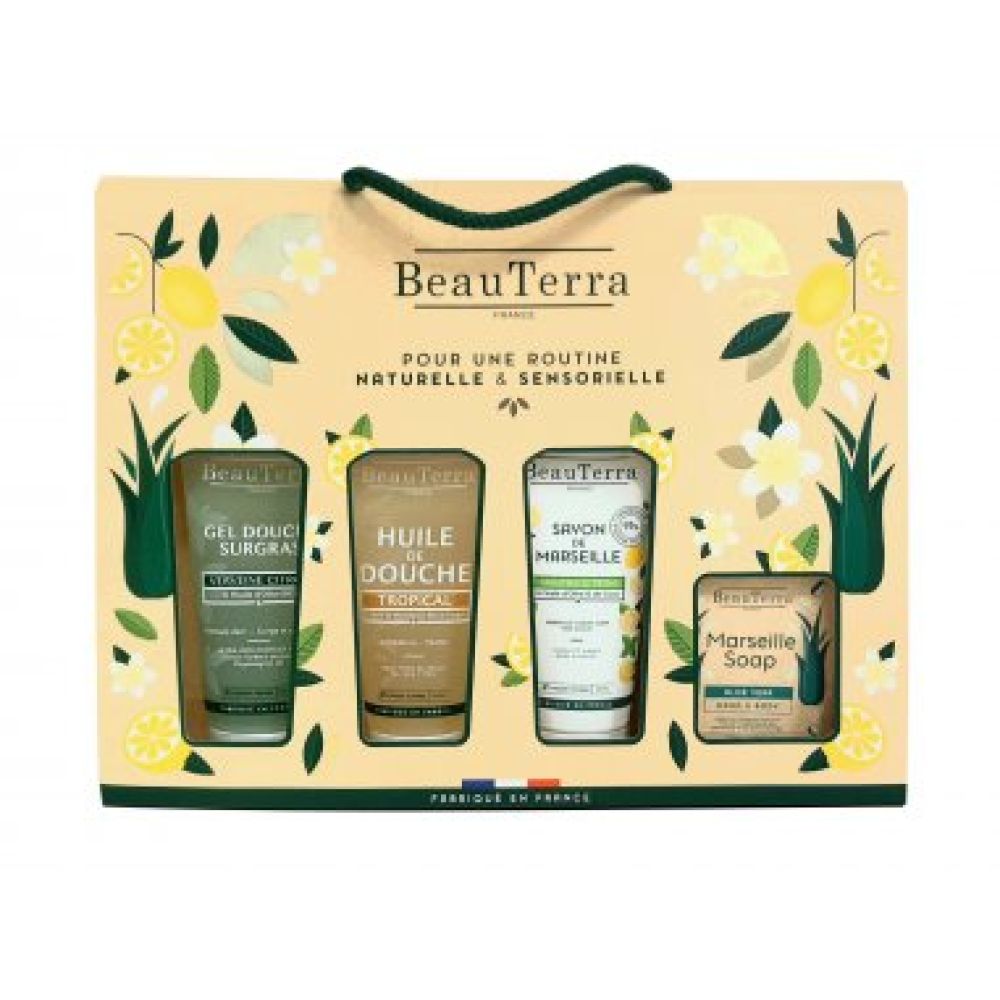 BeauTerra - Coffret - Routine hygiène sensorielle - 4 produits