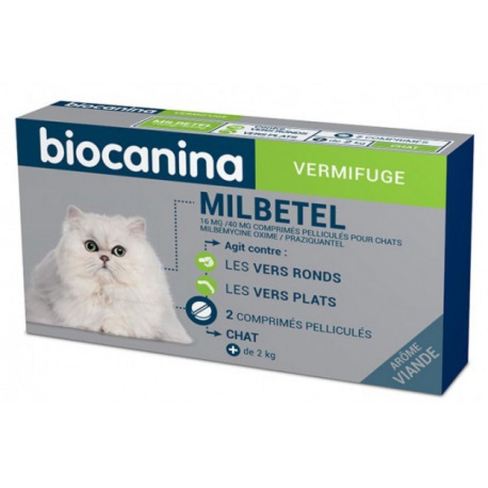 Biocanina - Milbetel Chat - 2 comprimés