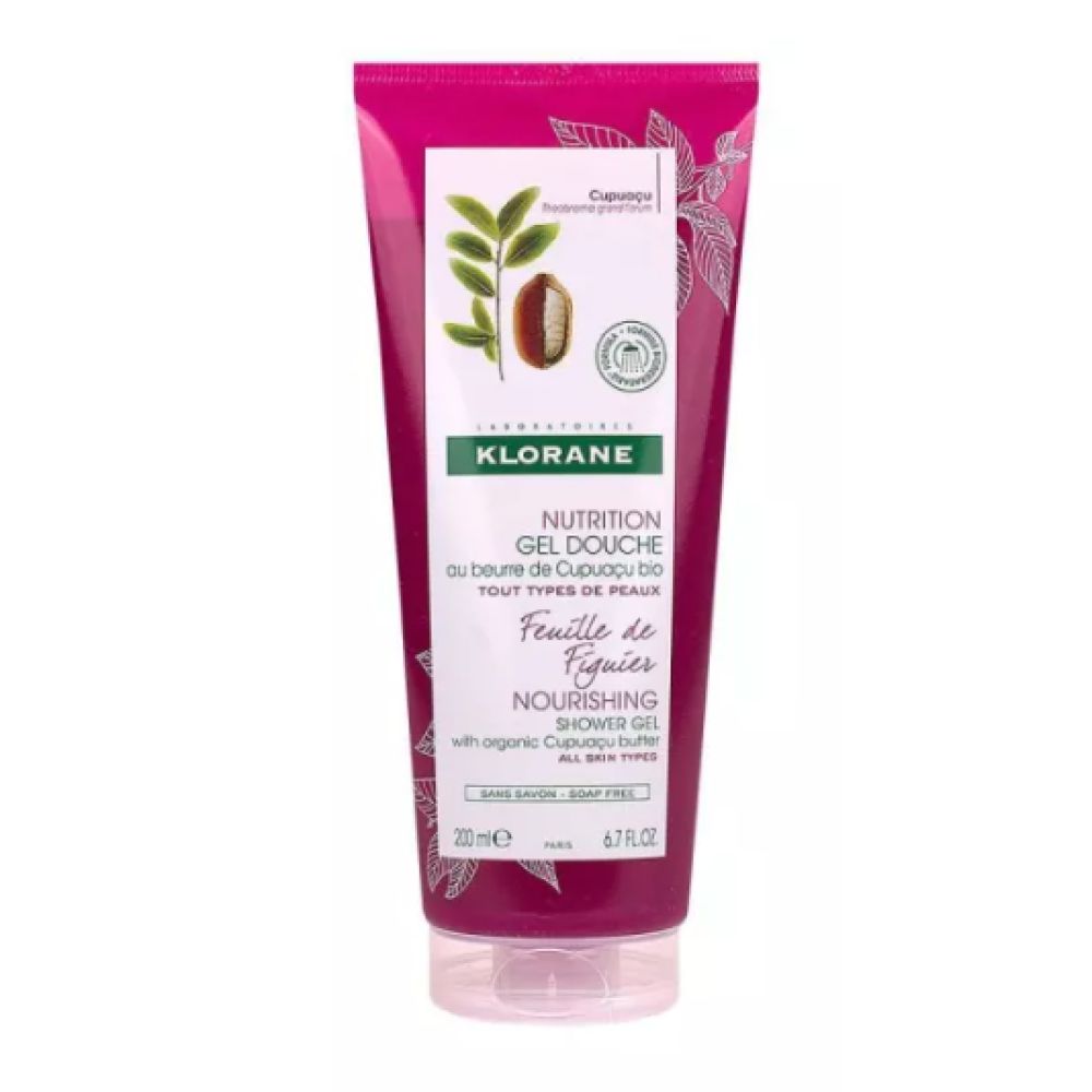 Klorane - Nutrition gel douche feuille de figuier - 200 ml