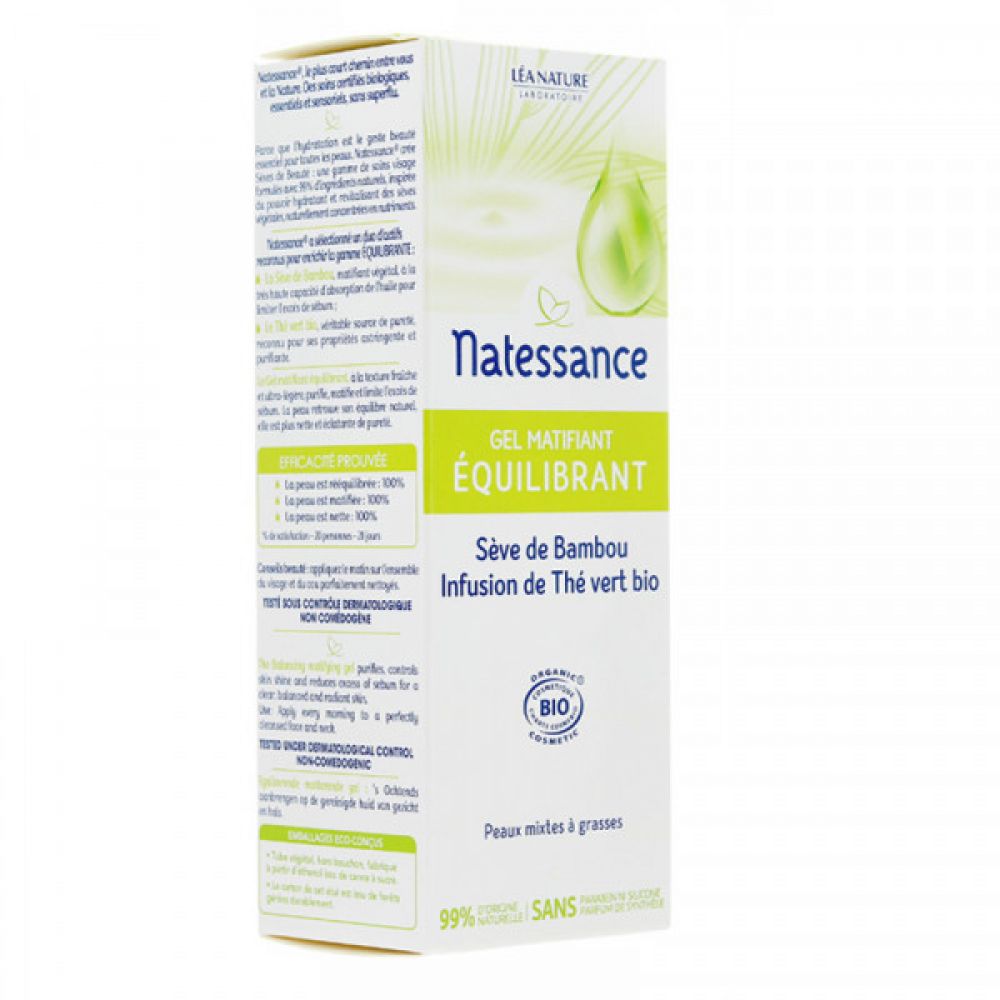 Natessance - Gel matifiant équilibrant - 50 ml