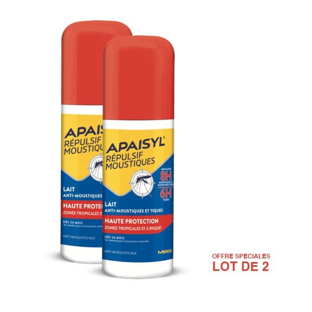 Apaisyl - Répulsif moustiques lait haute protection