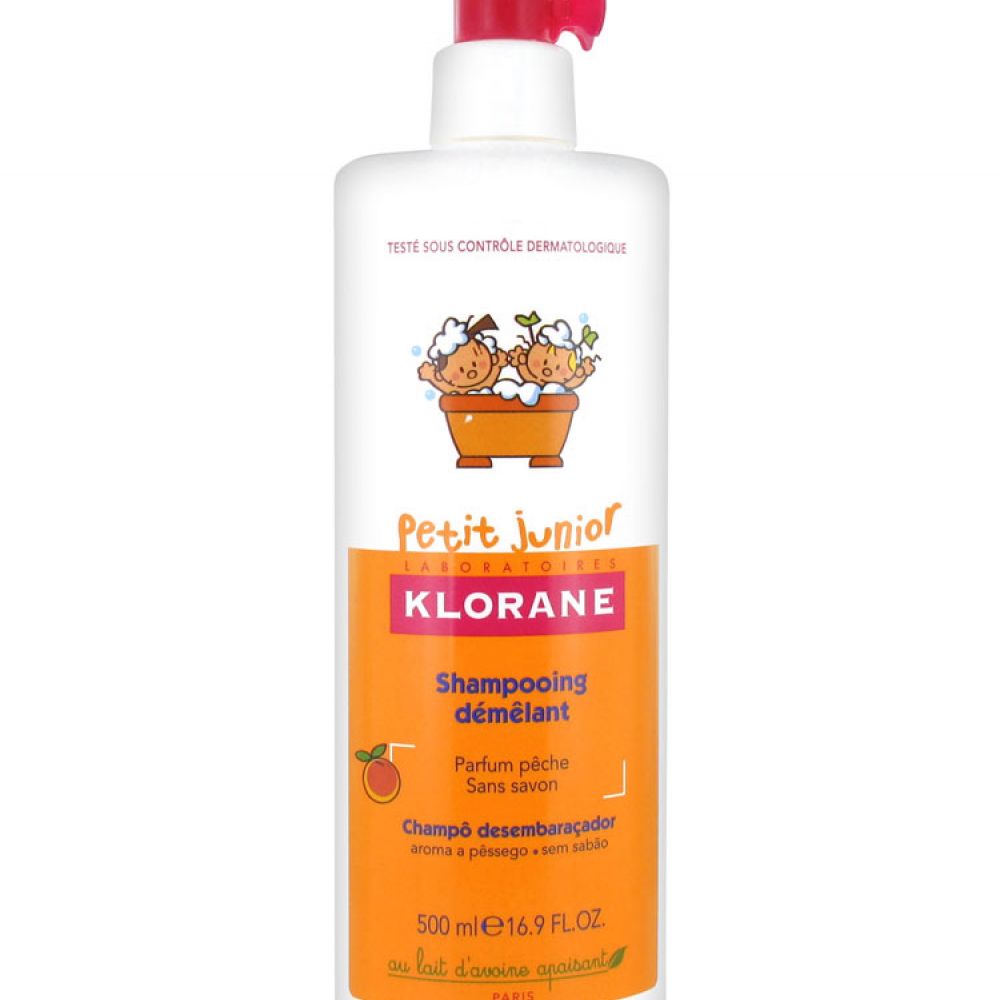 Klorane Shampooing démêlant pêche petit junior 500ml