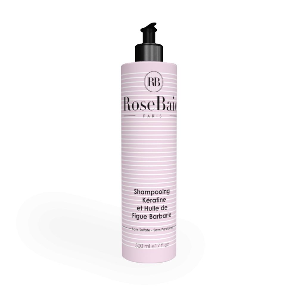 RoseBaie - Shampooing Kératine X Figue de Barbarie - 500ml