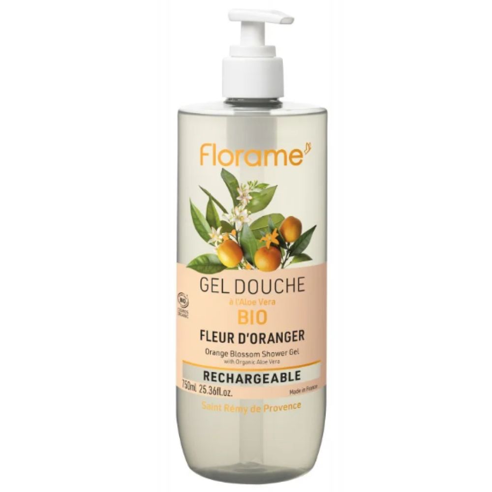 Florame - Gel douche bio fleur d'oranger 750ml
