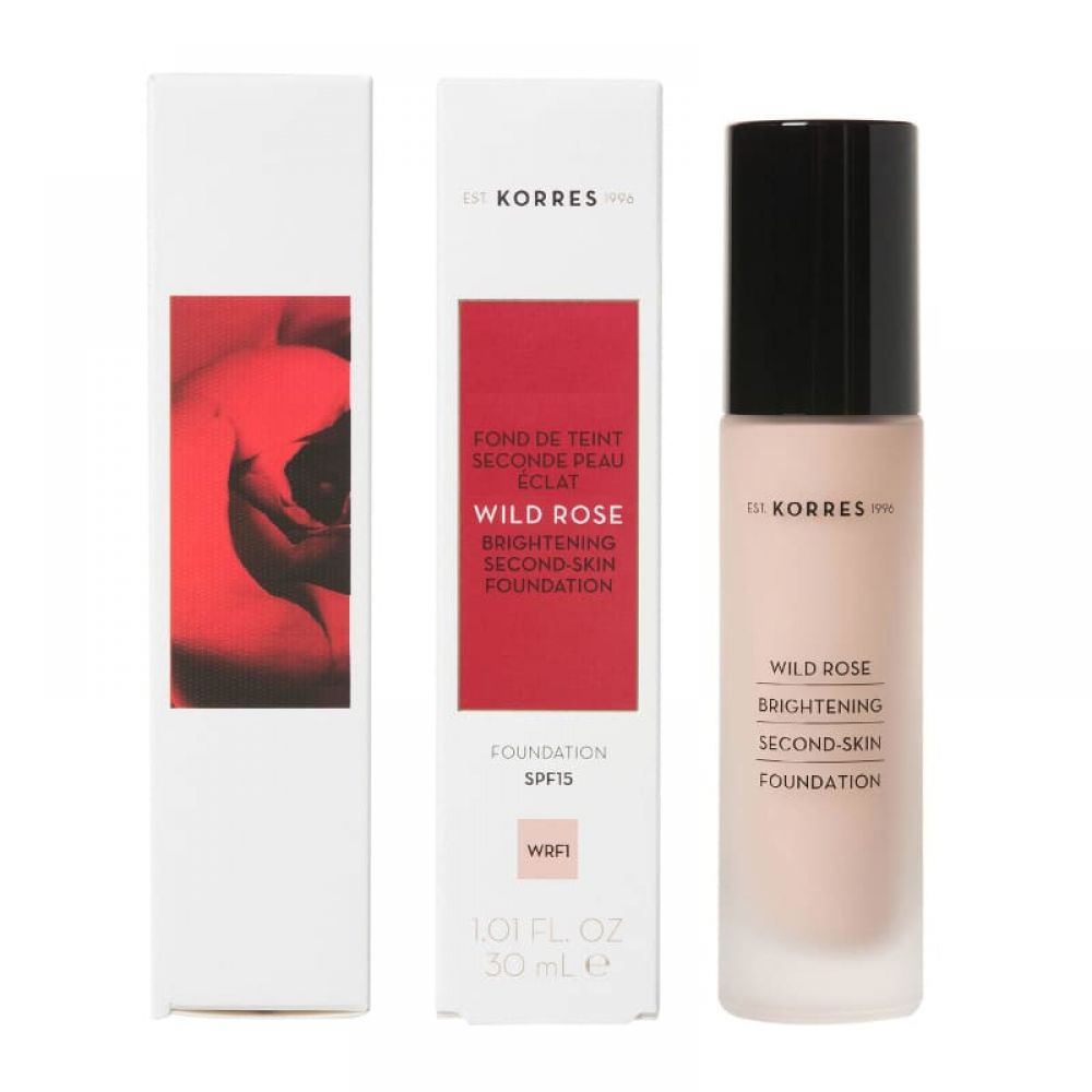 Korres - Rose sauvage fond de teint fluide seconde peau - 30 ml