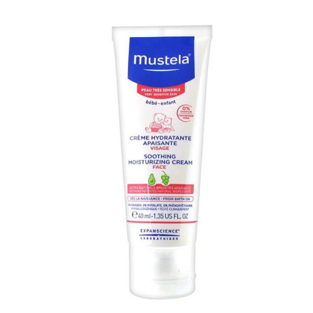 Mustela - Crème hydratante apaisante peau très sensible - 40 ml