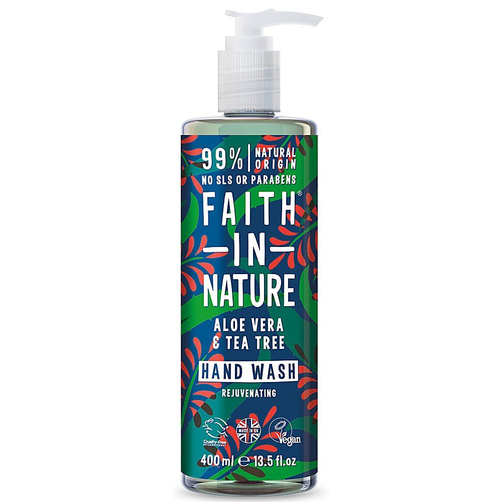Faith in Nature - Savon liquide aloe vera & arbre à thé - 400 ml