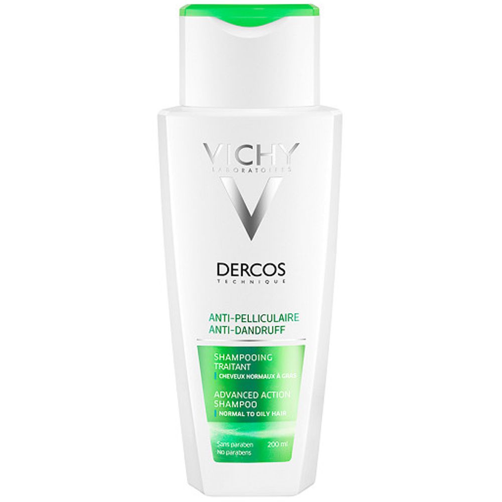 Vichy - Dercos Technique shampooing traitant anti-pelliculaire DS cheveux normaux à gras