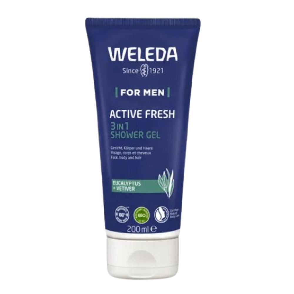 Weleda men - Active fresh 3en1 Gel douche - 200ml