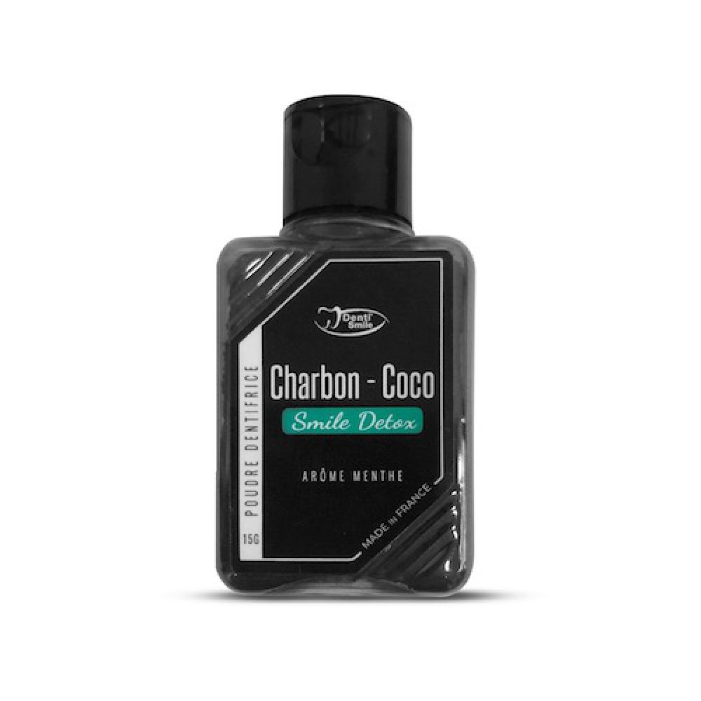 Denti'Smile - Poudre dentifrice Charbon-Coco arôme menthe - 15 g