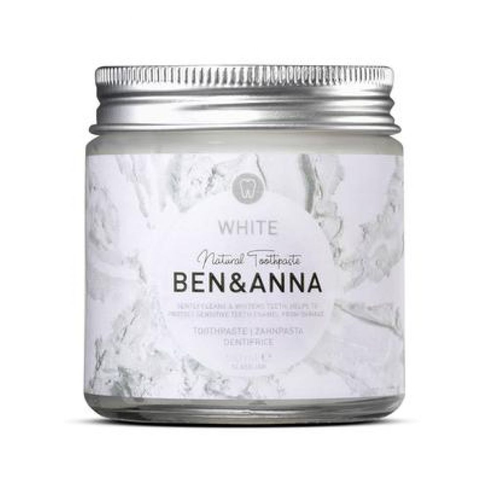 Ben & Anna - Dentifrice en pot blancheur - 100 ml