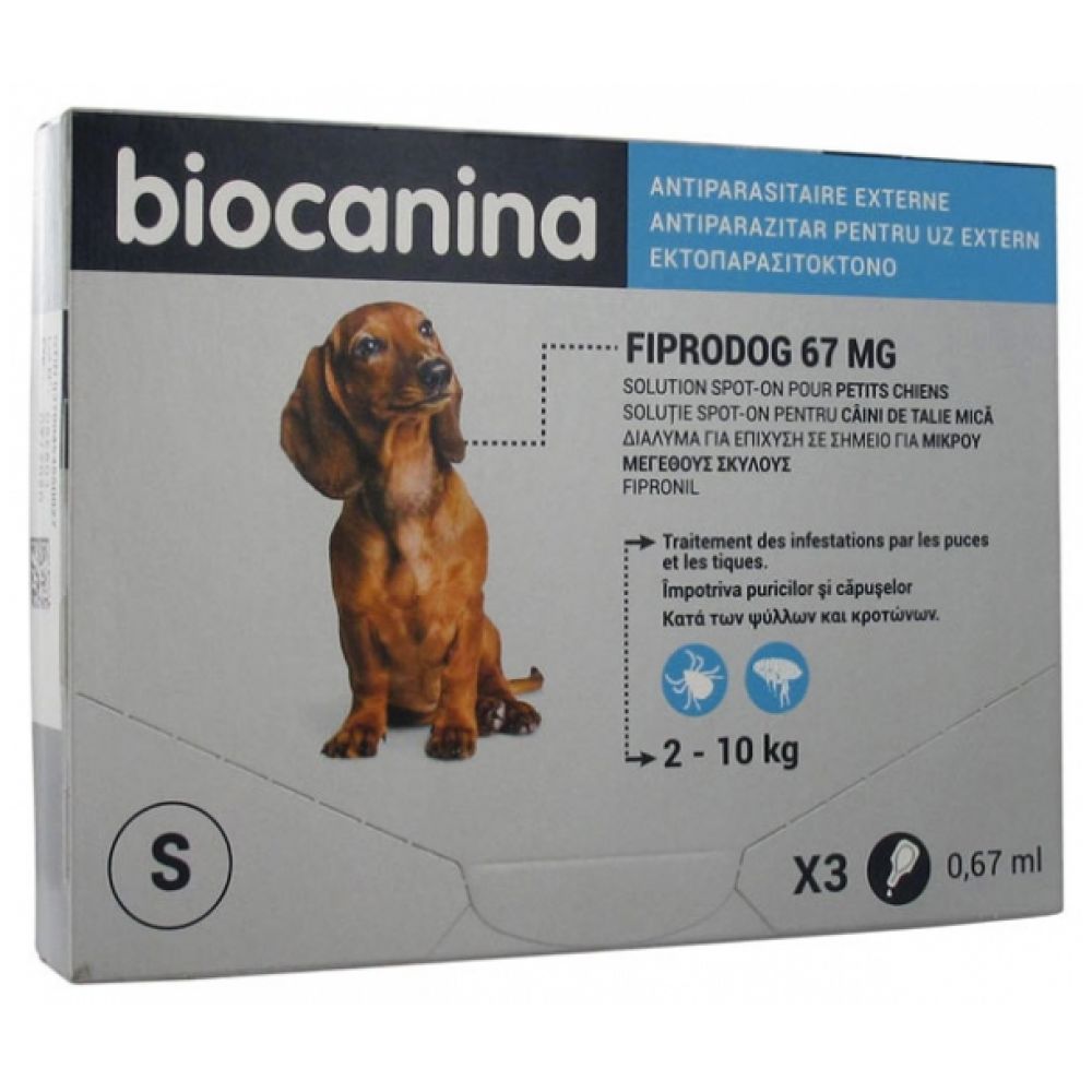 Biocanina - Fiprodog - 3 pipettes